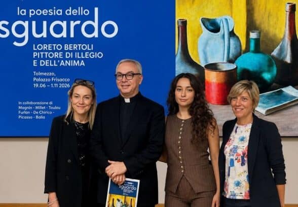 VIDEO – A Tolmezzo una mostra unisce le opere di Loreto Bertoli ai grandi maestri del Novecento
