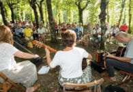 Il duo Apólis in concerto nel Roccolo del Postino di Montenars