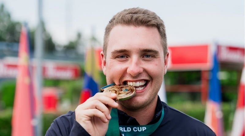 Terzo posto per Erik Pittini nella Coppa del Mondo di tiro a volo