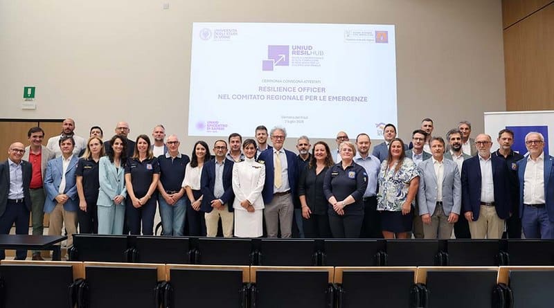 Formati i primi 32 “Resilience officer”, a Gemona la consegna dell’attestato di partecipazione al corso