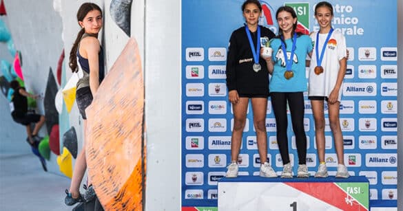 Arrampicata sportiva, la carnica Alice Liessi regina italiana delle U13