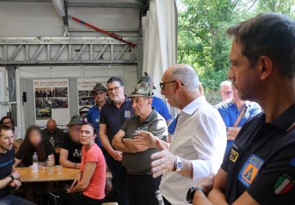 Ultimo giorno a Moggio per il campo scuola organizzato dalla Protezione Civile