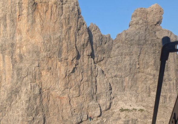 Domegge, recuperata una cordata in difficoltà sul Campanile di Toro