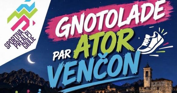 Camminata in notturna a Venzone con “Gnotolade ator par Venčon”
