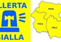 Temporali forti e piogge intense, allerta gialla in tutto il Friuli Venezia Giulia