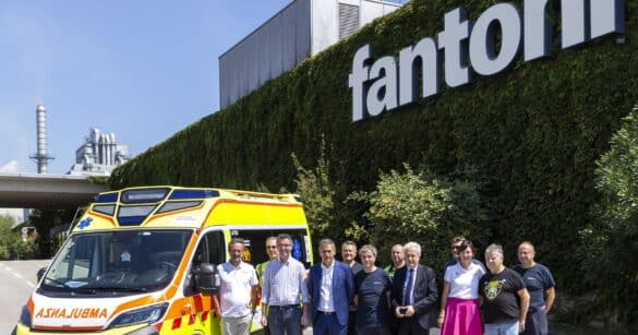 Fantoni e CrediFriuli insieme per la nuova ambulanza pediatrica all’Ospedale di San Daniele del Friuli