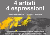 Quattro artisti in dialogo a Palazzo Frisacco a Tolmezzo