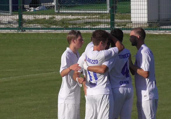 Tolmezzo, il pari vale il primato: 1-1 con la Pro Fagagna e primo posto nel Girone D