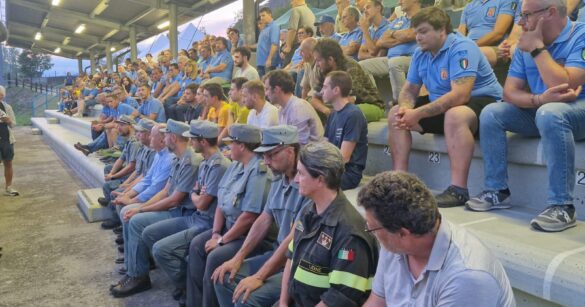 Amaro ringrazia chi ha combattuto gli incendi sull’Amariana: festa al campo sportivo