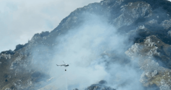 Moggio Udinese, nuovi focolai sulle montagne friulane, 70 lanci sul Forchiadice