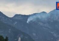 Nuovo incendio in quota a Chiusaforte, in azione due elicotteri
