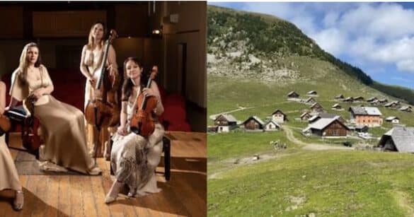 Palchi nei Parchi sale sull’Alpe di Ugovizza con l’Allinea String Quartet