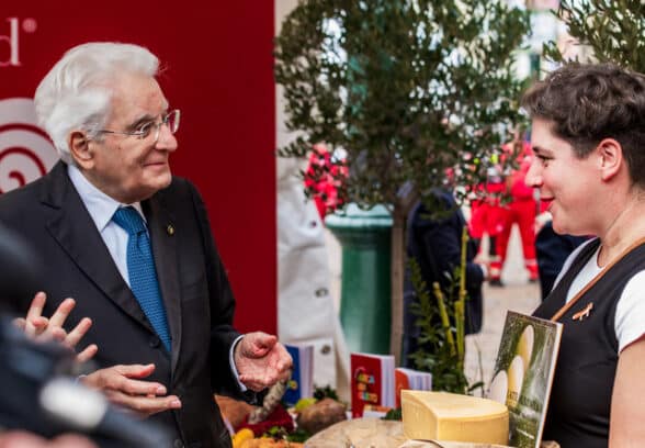 La Latteria di Campolessi presente al Salone del Gusto all’incontro con il presidente Mattarella