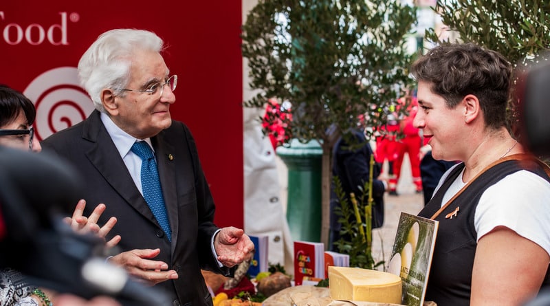 La Latteria di Campolessi presente al Salone del Gusto all’incontro con il presidente Mattarella