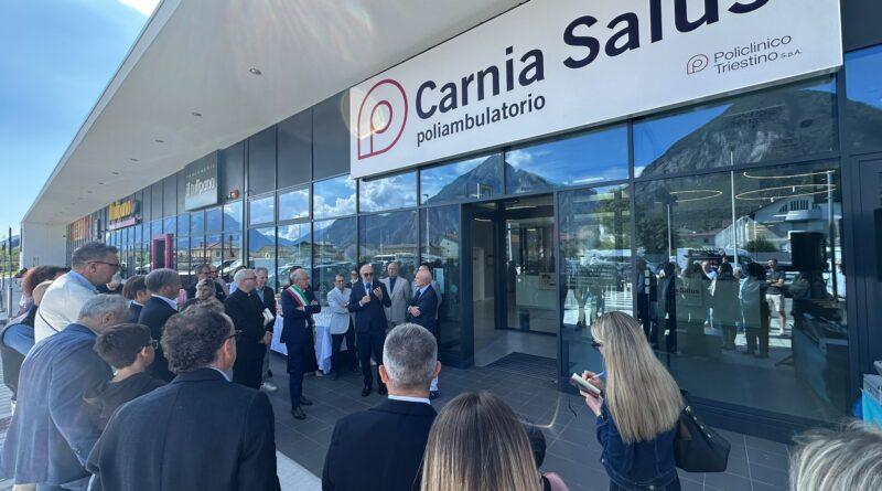 Inaugurata ufficialmente la nuova sede di Carnia Salus a Tolmezzo