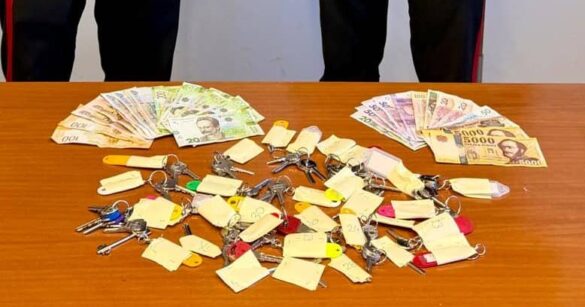 Oltre 90 duplicati di chiavi in casa: 26enne denunciato per furto