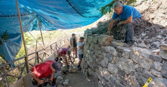 Concluso ad Artegna il “Cantiere del paesaggio” dedicato al recupero dei muri in pietra a secco