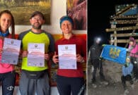 In tre dall’Alto Friuli sulla vetta del Kilimangiaro a quota 5895 metri