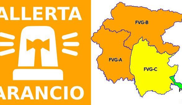 Maltempo in arrivo sul Friuli Venezia Giulia: allerta arancione in montagna, rischio temporali e mareggiate