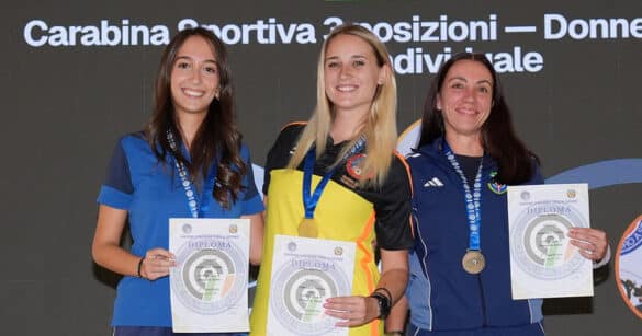 Sara Venturini oro e Alessandra Tessitori bronzo ai Campionati Italiani di tiro a segno