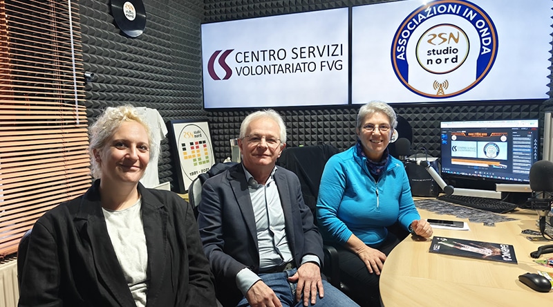 Associazioni in onda a Radio Studio Nord: Centro Servizi Volontariato FVG